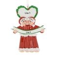 thumbnail image 4 of Ornaments by Elves Personalized Couple with Matching Santa Pajamas Christmas Ornaments 2024, 4 of 10