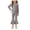 Grey, variant on Pandaie Girls Drawstring Crop Blous Top Flare Pants 2 Piece Set Solid Color Stretch Long Sleeve Casual Fashion Tracksuit Beige,2-3 Years
