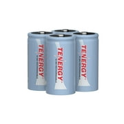 Tenergy NIMH C 1.2V 5000mAh Rechargeable Batteries, 4-pack