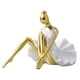 thumbnail image 2 of Estatuas de resina de bailarinas, figuras, colección de estatuillas, centros de mesa para niñas EstiloD20x13.5x14.5cm, 2 of 9