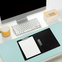 kkbbma under $5 Clipboard Folder, A4 Foldable Clipboard with Horizontal and Vertical Double Metal Clips, Foldable Binder Clipboards, File Cover Work Folder Clipboards