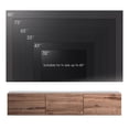 thumbnail image 6 of Atelier Mobili Floating TV Stand, TV Stand up to 75 inch TV, Floating TV Stand Wall Mounted, Floating Entertainment Center, TV Stands for Living Room-Color:Glossy White & Country Oak, 6 of 6