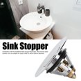 thumbnail image 3 of Universal Sink Plug, Universal Bathroom Pop Up Wash Basin Plug, Replacement Stainless Steel Strainer, for Kitchen Bathroom Bath Wash Basin, 3 of 9