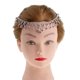 thumbnail image 4 of sombreros nupciales de la borla de la cabeza de la boda nupcial con el accesorio del pelo del clip rojo Sunnimix Boda nupcial Forhead joyería, 4 of 8