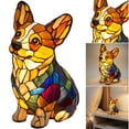 thumbnail image 3 of HzyK Corgi Lamp, 2025 New Lamps for Night Stands, Stained Resin Dog Funny Lamp Chihuahua Lamps Dog Series Art Night Light Warm Ambient Glow Gifts for Dogs Lovers, 3 of 8