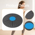 thumbnail image 7 of lacooooppia Wobble Balance Board Core Stability Board Fitness Training Plate Rotatable Rocker Board with Massage Touchpoints PP Material Suitable for Office Home Blue, 7 of 7
