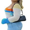 thumbnail image 3 of CNKOO T-Shirts à Manches Longues en Tricot au Crochet pour Femmes, 3 of 6