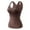 Coffee, variant on snowsong Thermal Underwear for Women,2024 New Women's Solid Traceless With Chest Pad Padded Thickened Sleeveless Thermal Vest,Tank Tops,Sleeveless Tops,Casual Tops, Black L