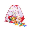 thumbnail image 3 of iCorer Young Kids Tents/Pop Up Play Tent Portable Folding Twist, Indoor and Outdoor Kid Playhouse Tent, Great Gift for Toddler, Easy to Setup, Safe and Sturdy, Balls Not Included, Red, 3 of 8
