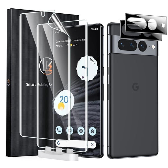 Paquete de protector de pantalla y protector de lente LK 2 para Google Pixel