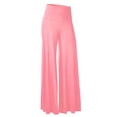 thumbnail image 4 of Hilenly High Waist Yoga Pants for Women Wide Leg Flowy Palazzo Pants Loose Comfy Pilates Trousers, 4 of 5