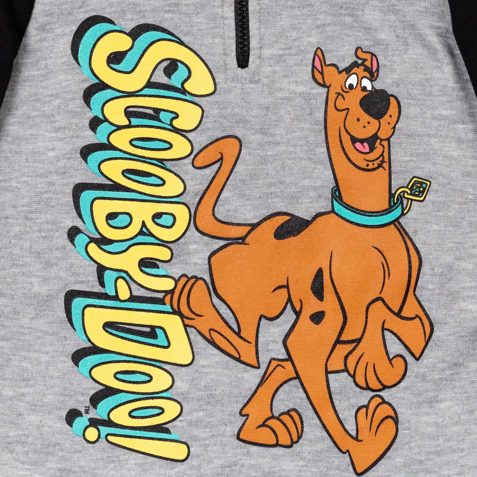 Scooby-Doo Scooby Doo Big Boys Toddler Zip Fleece Half Big Kid to Hoodie