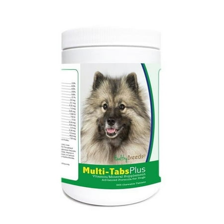 UPC: 0840235175049 | Healthy Breeds 840235175049 Keeshonden Multi-Tabs Plus Chewable Tablets – 365 Count