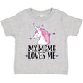 thumbnail image 3 of Inktastic My Meme Loves Me Girl Unicorn Girls Toddler T-Shirt, 3 of 5