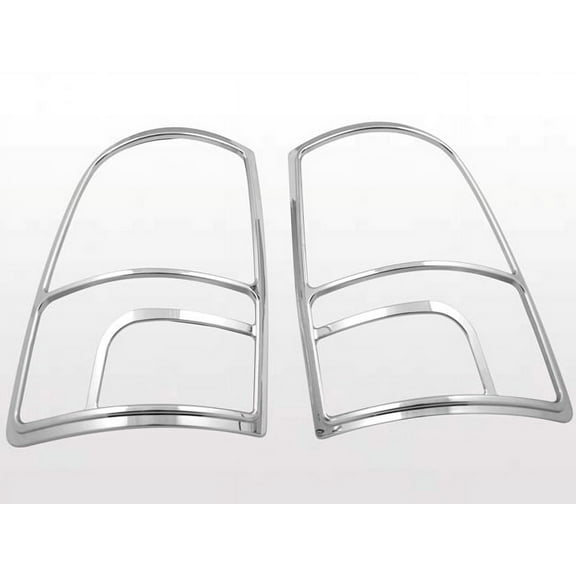 Chrome ABS Tail Light Bezels 2Pc Fits 2009-2012 Ram Trucks Ram TL49935 QAA