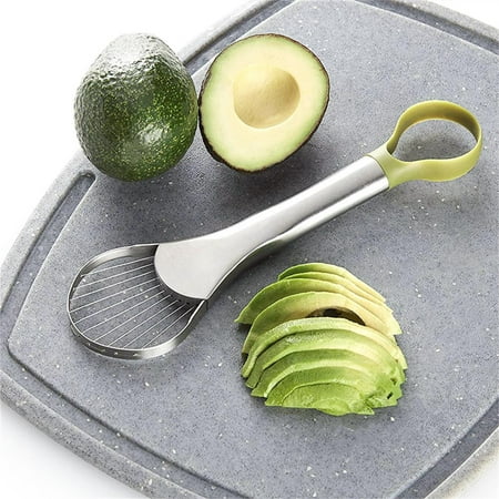 

TANGNADE Multifunctional 2 in 1 Avocado Cutter Slicer Peeler Scoop Slices Kitchen Tool