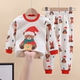 thumbnail image 2 of Gibobby Toddler Boys Pajamas Boys Girls Pjs Set 2 PC Soft Pajamas 1t 2t 3t 4t 5t Kids Fall Winter Long Sleeve Pajamas Loungewear Kid Sleepwear Toddler Boys Clothes,Red,Size 4-5 Years, 2 of 6