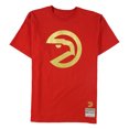 thumbnail image 1 of Mitchell & Ness Mens Midas Foil Tee Atlanta Hawks Graphic T-Shirt, Red, Medium, 1 of 2