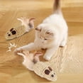 thumbnail image 2 of FNNMNNR 3pcs Interactive Cat Toy Mice with Crinkle Hemp Rope & Chicken Feathers - Ideal for Small Breeds, 2 of 6