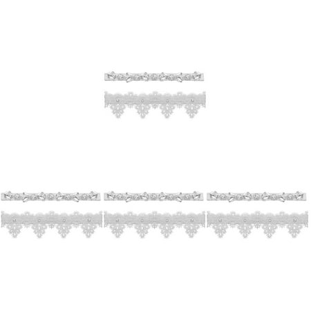 

NUOLUX 8 Pcs Bridal Lace Garters Rhinestones Garters Wedding Garters Thigh Ring Leg Accessories