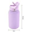 thumbnail image 6 of sunsanly 650ML Sports Water Bottle with Straw Cleaning Brush Stainless Steel Portable Vacuum Bottle Outdoor Cycling Gym Fitness Travel Drinking Cup, 6 of 8