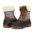 thumbnail image 4 of Bocca Women's Insulated Snow Boots Brown Mid-calf Winter Boots Lace-up 6M, 4 of 6