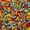 Multi Mix, variant on John Bead Czech Glass Seed Beads 8/0 (23g) Ruby Silver Lined Bead for Jewelry Making