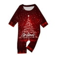 thumbnail image 3 of Onlypjs Matching Family Christmas Pajamas Set for Men, Women and Couples – Red Christmas Tree Print & Plaid Pants Holiday Sleepwear, 3 of 5