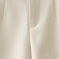 thumbnail image 4 of Conjunto de ropa exterior de verano de cintura alta, ajustado, pierna ancha, corte A, color rojo y negro, pantalones casuales finos., 4 of 6
