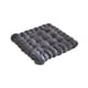 thumbnail image 2 of Cojín para silla de comedor con forma de galleta, cojín grueso para silla, cojín para asiento de sofá para el hogar, sala de juegos al aire libre, gris, 2 of 9