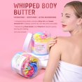 thumbnail image 3 of Tri Color Ice Flower Body Butter Shea Butter Moisturizing,White System Care Lotion, 3 of 8