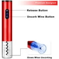 thumbnail image 2 of Electric Wine Bottle Opener Automatic Wine Bottle Corkscrew Opener with Foil Cutter, 2 of 7