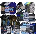thumbnail image 3 of ToBeInStyle Boys' Pack of 12 Pairs Mystery Low Cut Ankle Socks - Size 9-11, 3 of 4