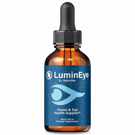 LuminEye Drops – Daily Eye Care Formula with Original Blend to Support Visual Wellness, Eye Comfort & Healthy Vision |Easy-to-Use Liquid for Everyday Use (30 Servings)