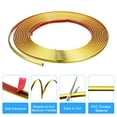 thumbnail image 2 of REGALWOVEN Flexible Molding Trim Self Adhesive, Peel and Stick Metallic Mirror Frame Gold 16.4Ftx0.31Inch, 2 of 7