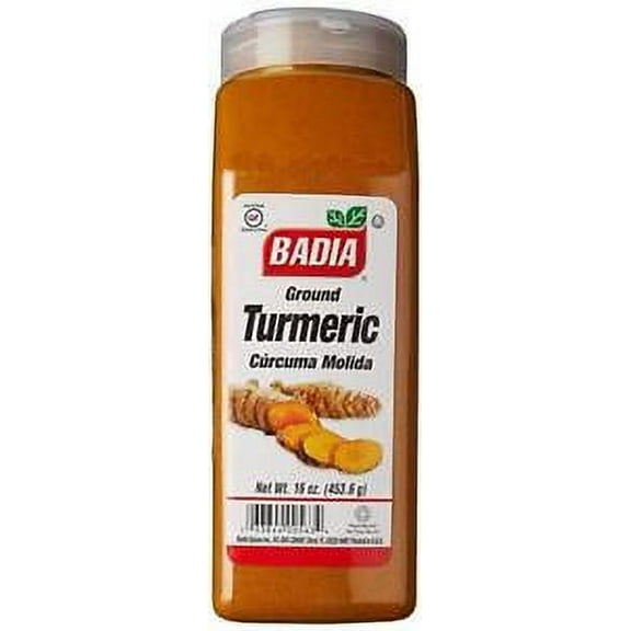 Badia Turmeric ground 16 oz Curcuma Molida GF Kosher
