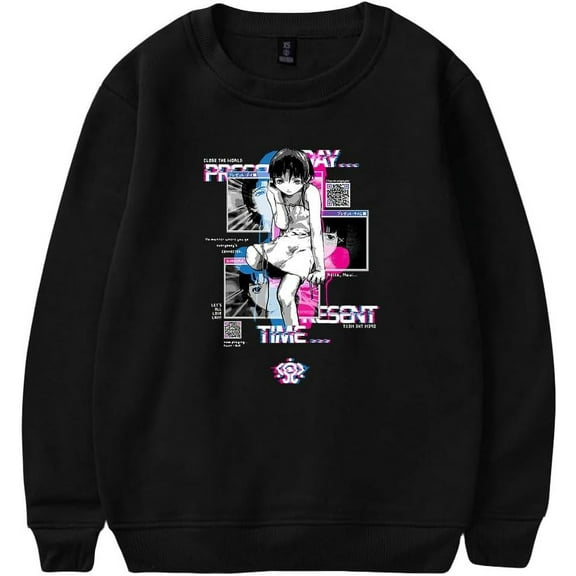 Anime Serial Experiments Lain Coat Fashion Long Sleeve Crew Neck Men/Women Autumn and Winter Coat