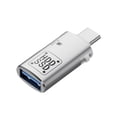 thumbnail image 4 of Lector tarjetas 2 en 1 5 Gbps OTG Type-C a USB 3.0 TF para iPhone (Plata), 4 of 5