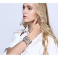 thumbnail image 2 of Women Wrap Bracelet Multilayered Leather Braided Bangle Wrist Cuff Bangles Gift, 2 of 5