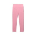 thumbnail image 6 of Juslio Girls Leggings Solid Casual Wide Waist Tight Bottom Yoga Pink, 6 of 8