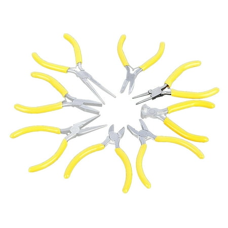 

8 Pcs Pliers with Teeth Appliance Repair Tools Small Findings Beading DIY Mini Jewelry