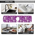 thumbnail image 6 of Coolnut 2 Pack Faucet Dry Mat for Kitchen Sink, Winter Ice Snowman 14x5 Inch Faucet Drying Mat Absorbent Mat Fast Dry Mat for Kitchen, Bathroom, 6 of 7
