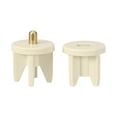 thumbnail image 1 of Uxcell 1Ensemble Pièces de Rechange pour Store, Kit de Réparation de Store Enrouleur 1.5 Pouces, Beige, 28mm, 1 of 7