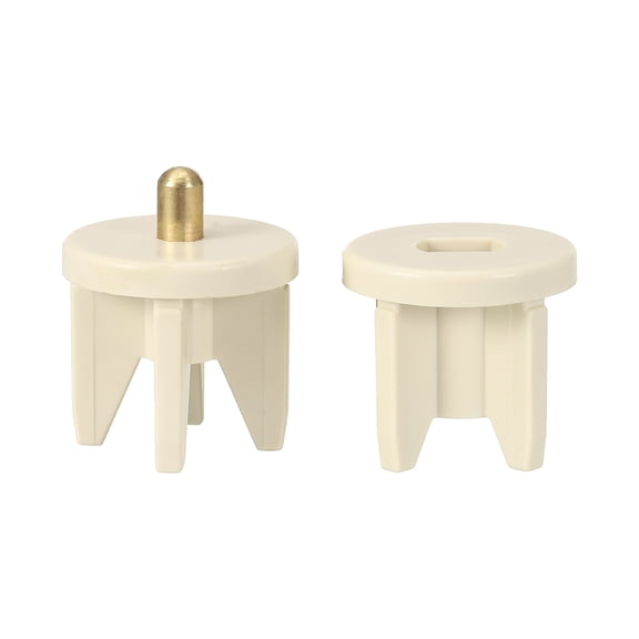 Uxcell 1Set Replacement Shade Parts Clutch Plug, 1.5 Inch Roller Blind Repair Kit Universal Blind Replacement Parts, Beige, 28mm Clutch Plug
