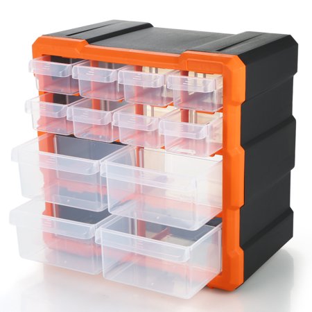 Drawer Plastic Parts Storage Box Multiple Compartments Slot