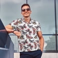 thumbnail image 4 of Fotbe Vintage Butterflies Camiseta Polo de Golf para Hombre con Estampado – Camisa Deportiva Transpirable con Cuello Abotonado-X-Large, 4 of 6