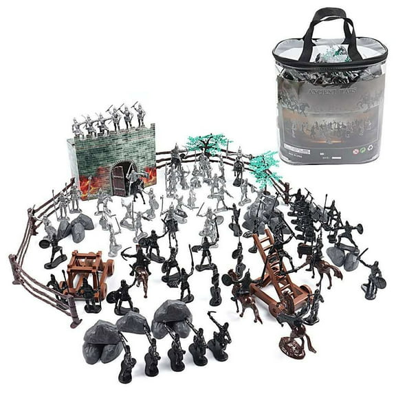 Zeiwohndc 120X Medieval Time Military Model with Figure oldier for DIY