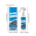 thumbnail image 3 of CQCYD Iron Rust Remover Spray, 100ml Fast-Acting Wheel Cleaner, Gentle Non-Damaging Metal Formula, Quick Iron Rust Remover Spray for Auto Hardware Maintenance and Wheel Hub Care, 3 of 9