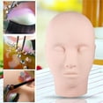 thumbnail image 2 of Mannequin head, upgrade makeup eye eyelash extension practice mannequin head, doll training head model makeup, make wig, wig, glasses model, 2 of 9