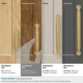 thumbnail image 3 of Amerock Coble 3-3/4 inch (96mm) Center-to-Center Champagne Bronze Cabinet Pull, 3 of 6